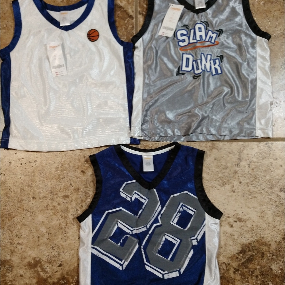 Gymboree Youth Basketball Shirts Jerseys Lot of 3